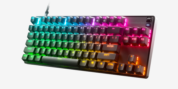 Игровая механическая клавиатура SteelSeries Apex 9 TKL с RGB-подсветкой и русской раскладкой