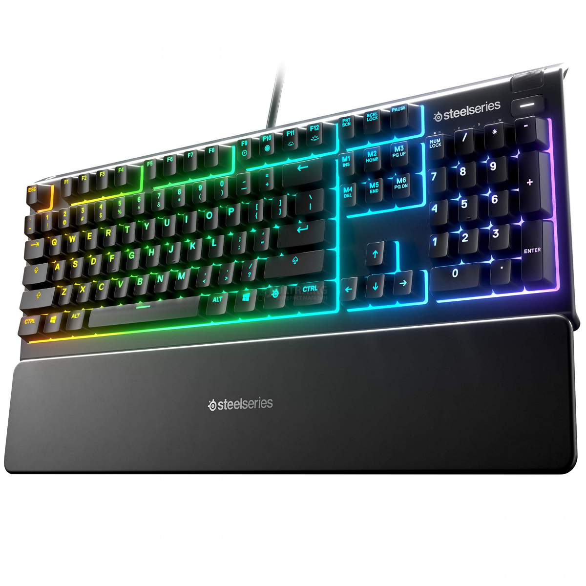 Клавиатура SteelSeries Apex 3 TKL с русской раскладкой и RGB-подсветкой