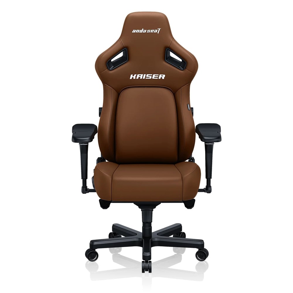 Игровое кресло AndaSeat Kaiser 4 XL BROWN (5D подлокотники, колёса 65 мм, экокожа)