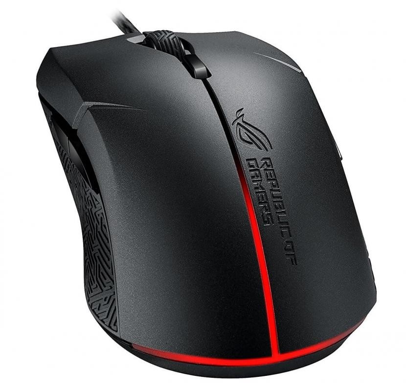 Игровая мышь ASUS ROG Strix Evolve P302, 7200 DPI, 8 кнопок, USB, чёрная