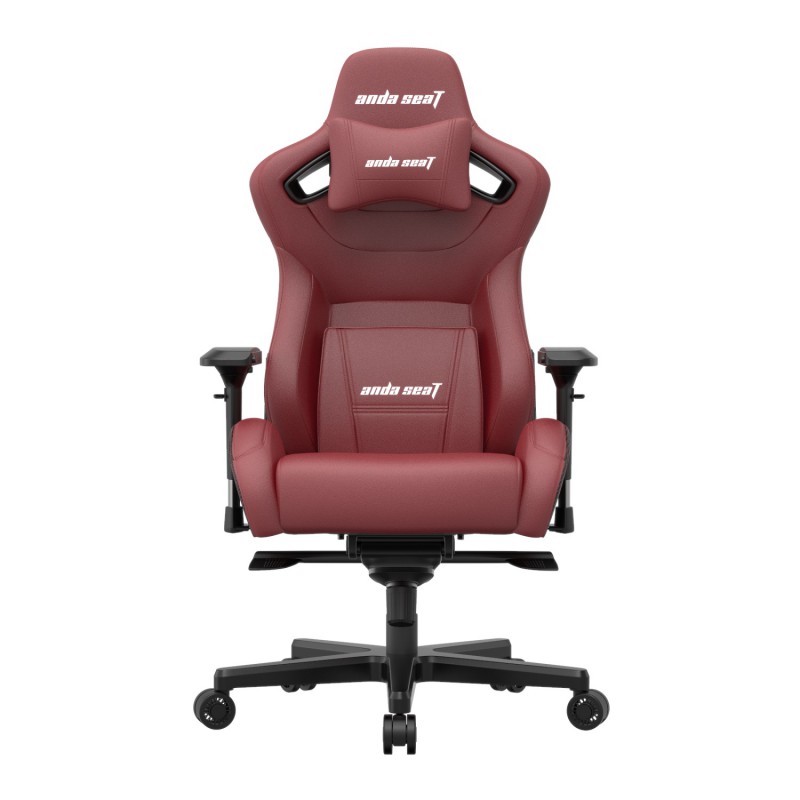 Игровое кресло AndaSeat Kaiser 2 XL MAROON (4D подлокотники, колёса 65 мм, экокожа)