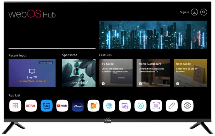 Телевизор YASIN LED TV 43UD81 43