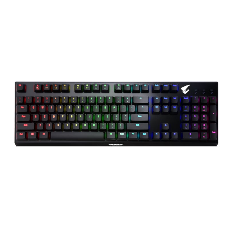 Игровая клавиатура AORUS K9 BLACK (RGB подсветка, механическая, USB, US-раскладка)