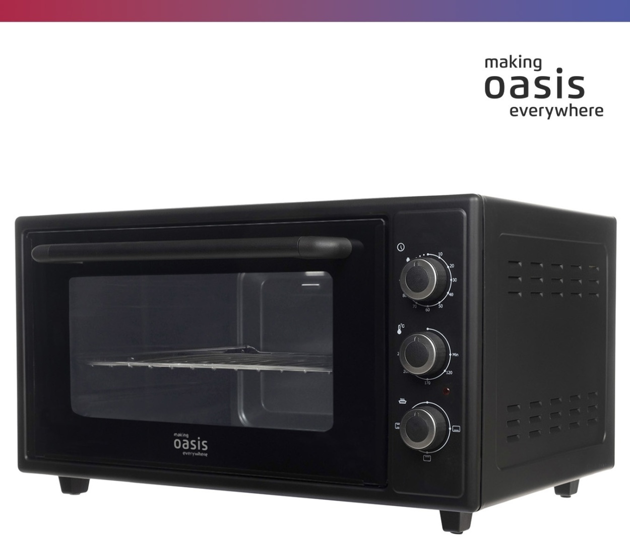 Настольная электропечь Oasis M-50B черный