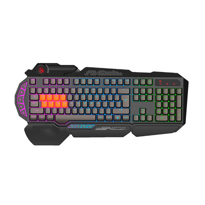 Клавиатура A4Tech Bloody B318 Light Strike USB RU/EN Черная