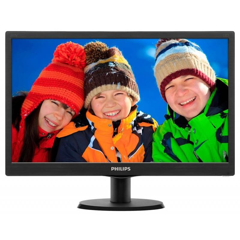 PHILIPS 193V5LSB2 | 18.5" HD LED | 1366×768 | 5ms | VGA | Black