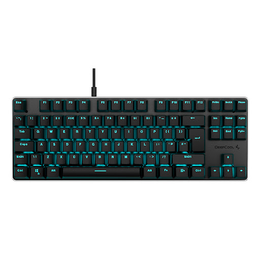 Игровая клавиатура DEEPCOOL KB500 BLACK (RGB подсветка, механические Outemu, USB, ENG)