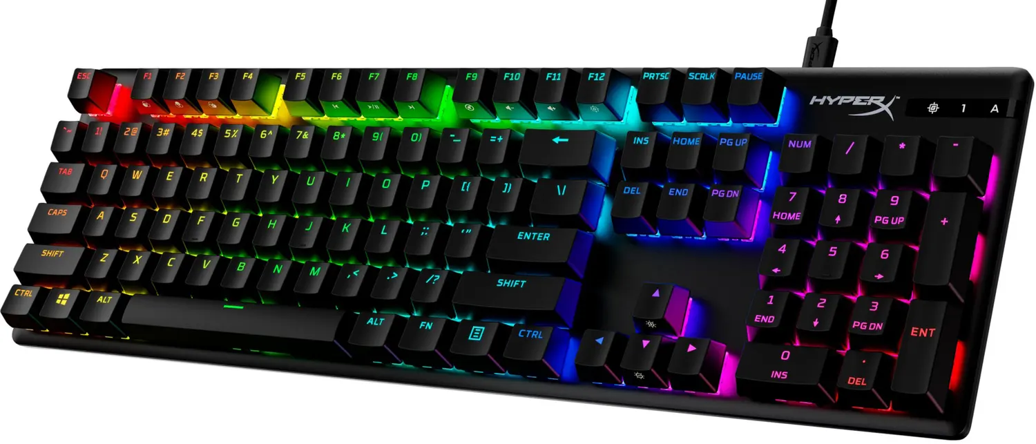 Клавиатура HyperX Alloy Origins PBT HX Blue RGB RU