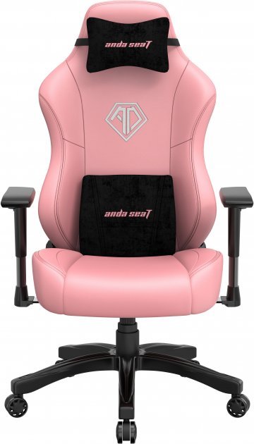 Игровое кресло AndaSeat Phantom 3 PINK (2D подлокотники, колёса 60 мм, экокожа)