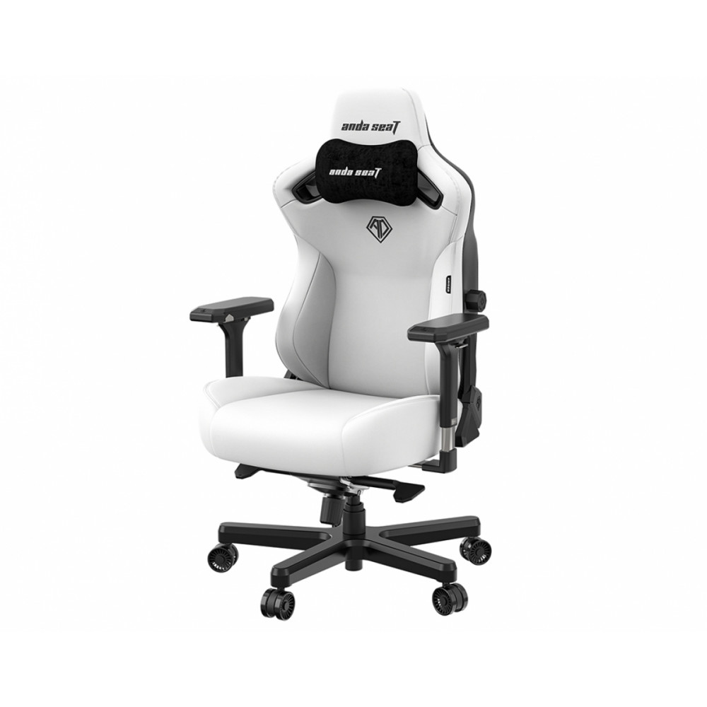 Игровое кресло AndaSeat Kaiser 3 L BLACK (4D подлокотники, колёса 65 мм, экокожа)