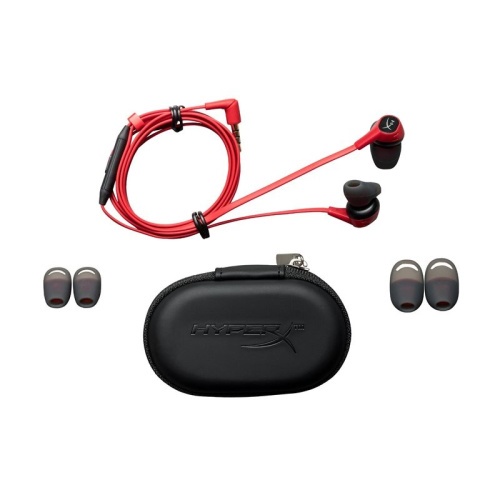 Наушники с микрофоном HYPERX 4P5J5AA (HX-HSCEB-RD) Cloud Earbuds jack 3.5 mm BLACK/RED