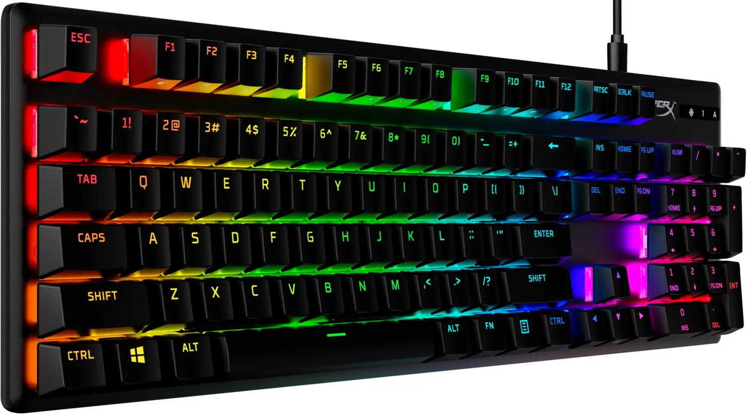 Клавиатура HyperX Alloy Origins PBT HX Blue RGB RU