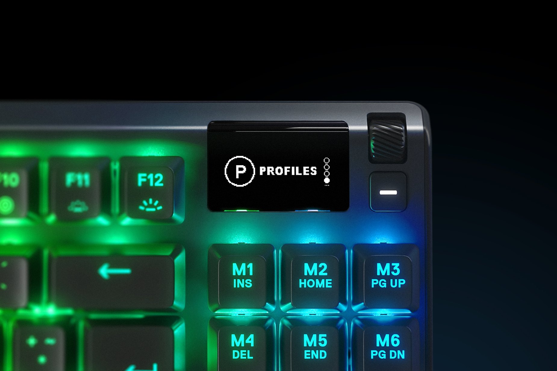 Игровая механическая клавиатура SteelSeries Apex 7 TKL с OLED-дисплеем и RGB-подсветкой (русская раскладка)