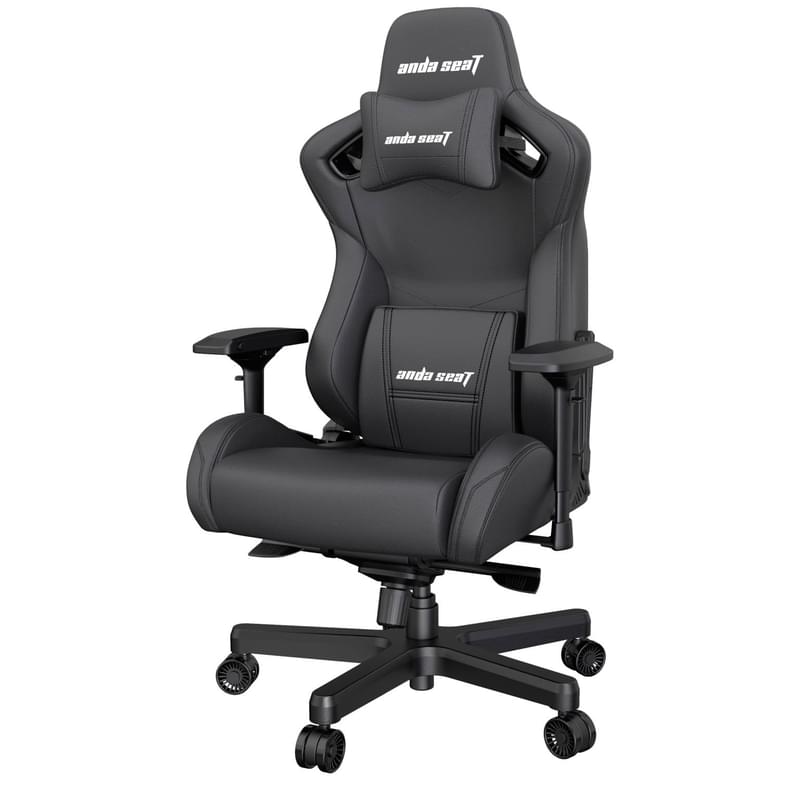 Игровое кресло AndaSeat Kaiser 2 XL BLACK (4D подлокотники, колёса 65 мм, экокожа)