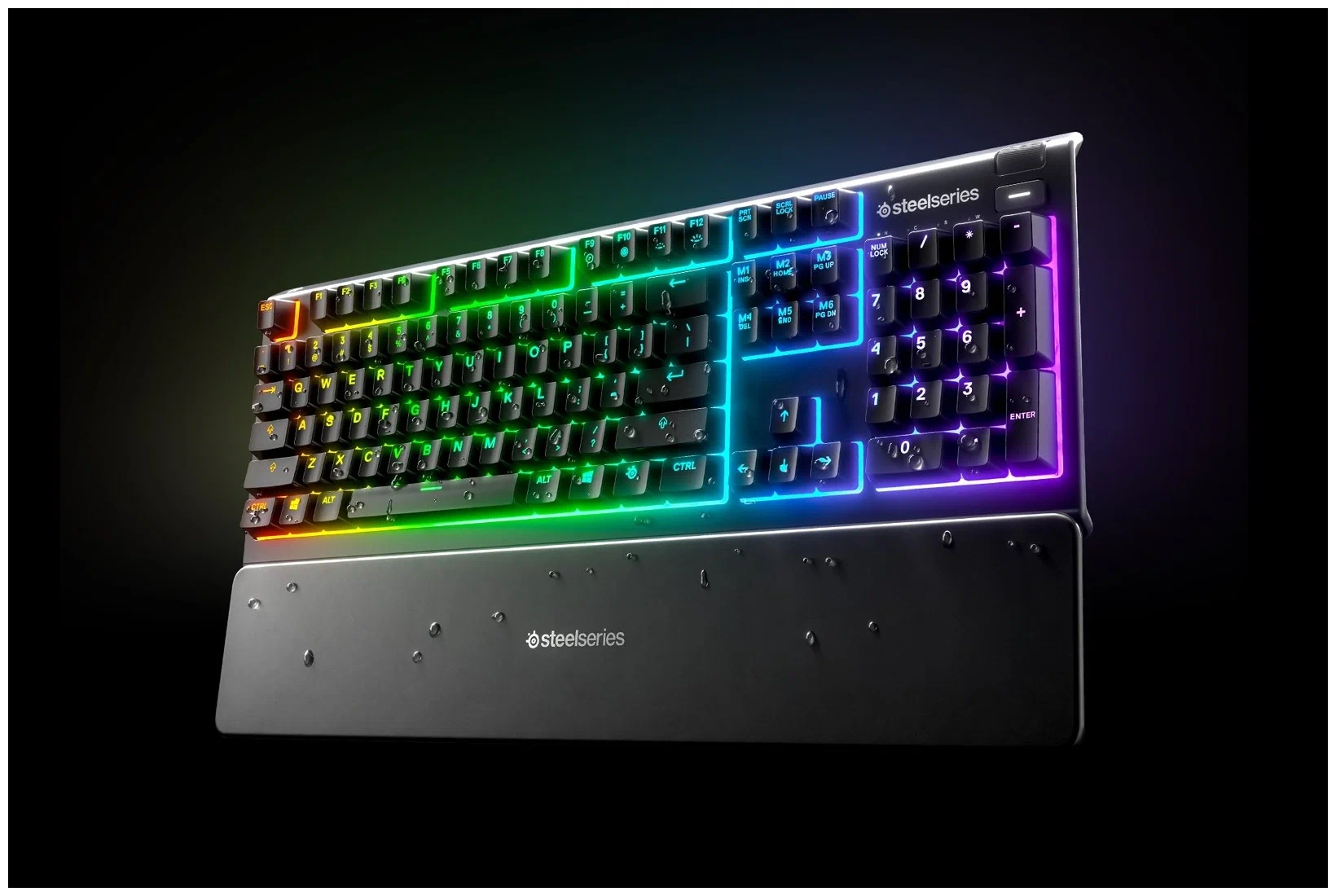 Клавиатура SteelSeries Apex 3 Membran  с русской раскладкой и RGB-подсветкой