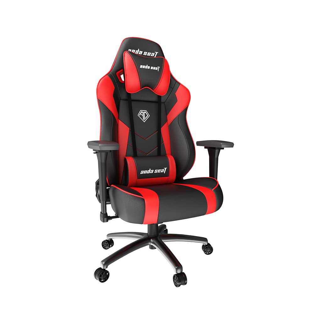 Игровое кресло AndaSeat Dark Demon L BLACK&RED (4D подлокотники, колёса 60 мм, экокожа)