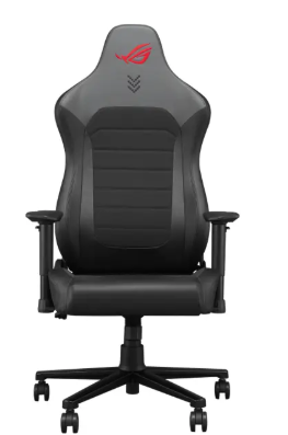Игровое кресло ASUS ROG AETHON SL201 BLACK (2D подлокотники, колёса 60 мм, экокожа)